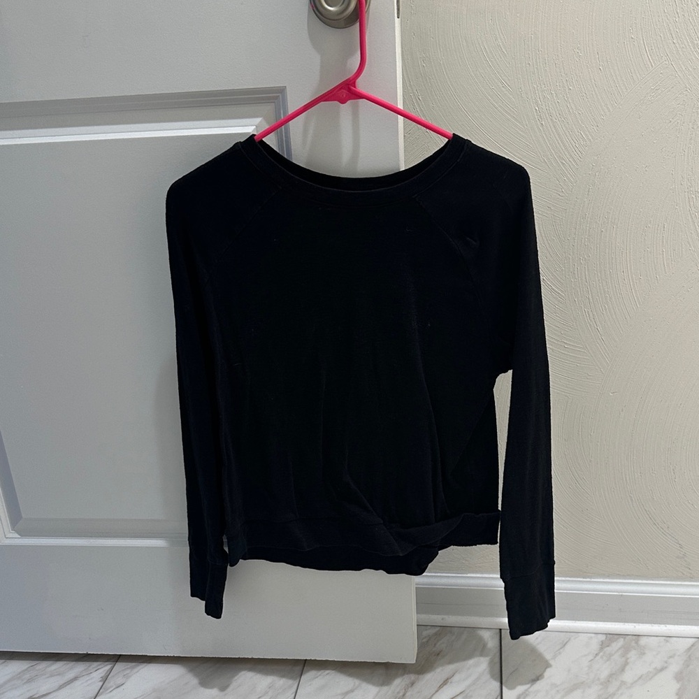 Black JCrew Long Sleeve Top